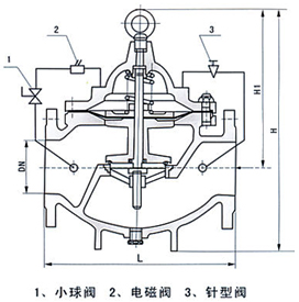 600X電動控制閥結構示意圖 600X電動控制閥結構示意圖