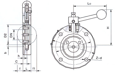 GI系列高真空蝶閥結(jié)構(gòu)圖 GI系列高真空蝶閥結(jié)構(gòu)圖